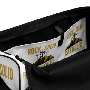 rock solid catholic duffle bag