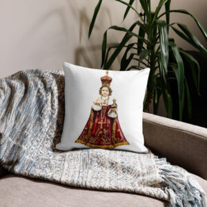 infant of prague premium pillow