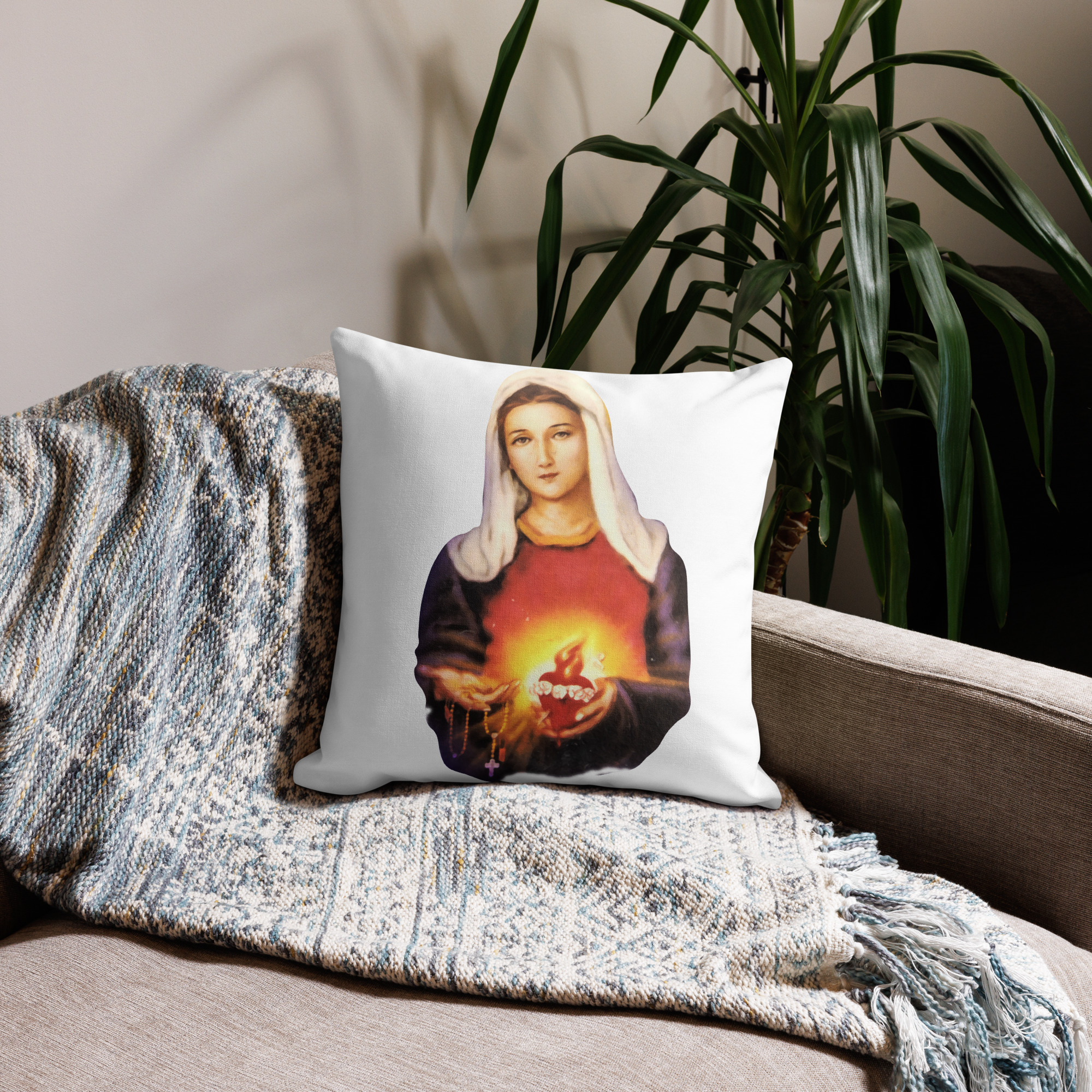 immaculate heart of mary premium pillow immaculate heart of mary premium pillow