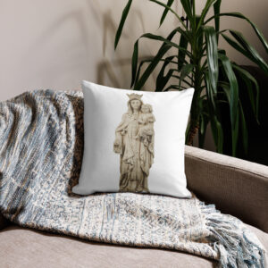 our lady of mount carmel premium pillow