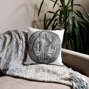 st benedict medal premium pillow