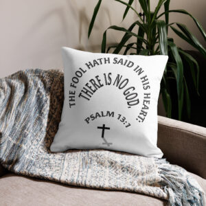 psalm 13:1 premium pillow