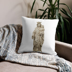 our lady of mount carmel premium pillow