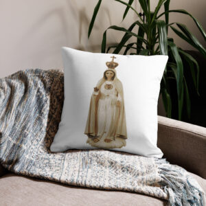 our lady of fatima premium pillow
