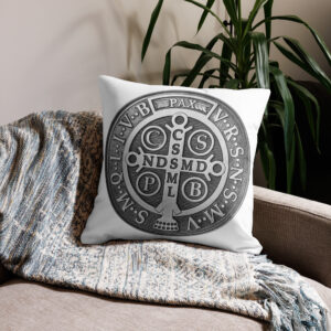st benedict medal premium pillow