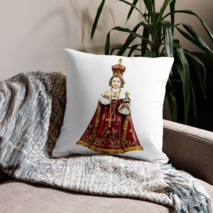 infant of prague premium pillow