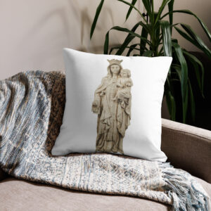 our lady of mount carmel premium pillow