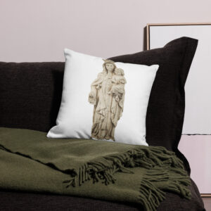 our lady of mount carmel premium pillow case