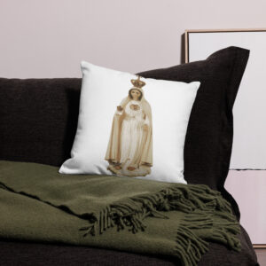 our lady of fatima premium pillow case