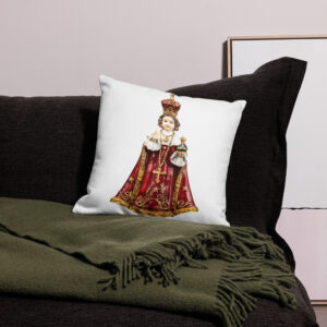 infant of prague premium pillow case