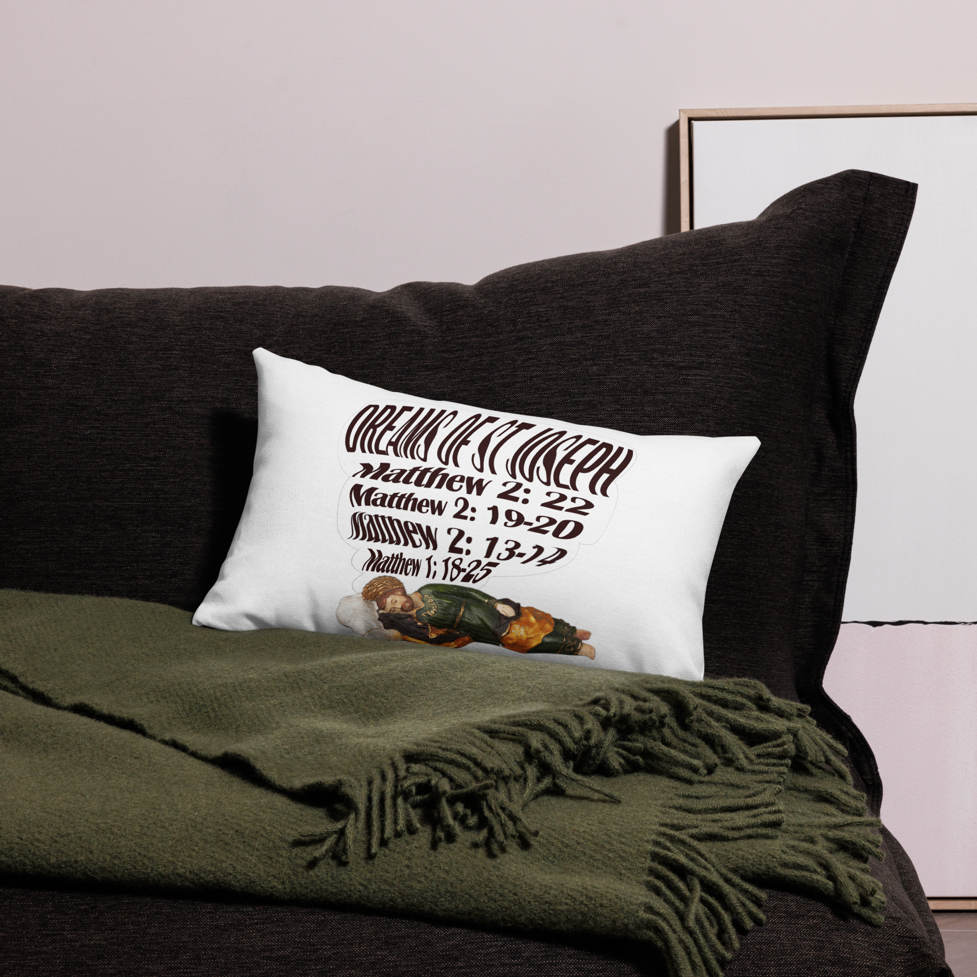 dreams of st joseph premium pillow case dreams of st joseph premium pillow case