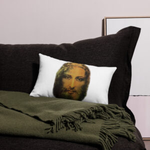 face of jesus premium pillow case