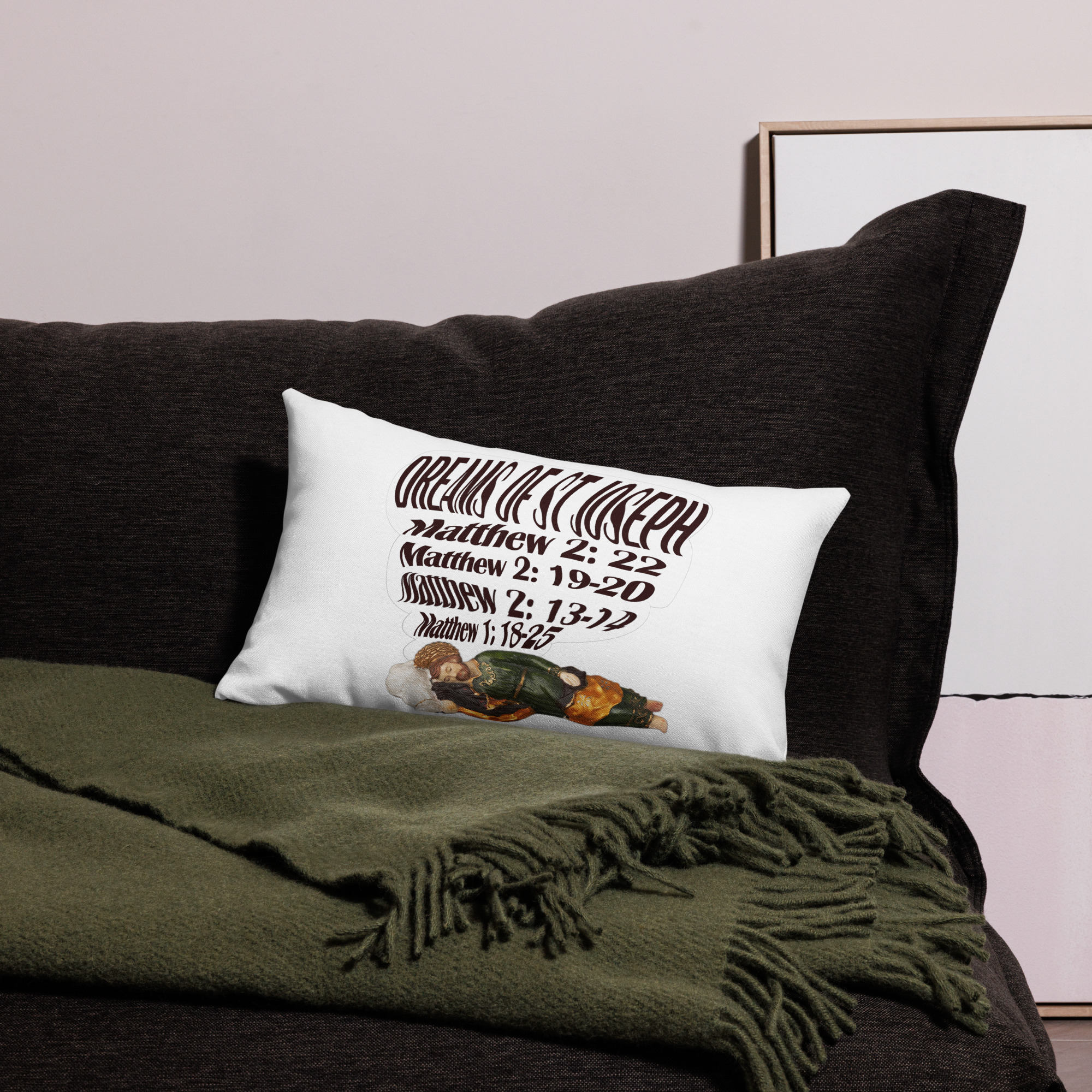 dreams of st joseph premium pillow case dreams of st joseph premium pillow case