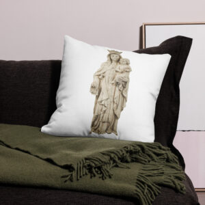 our lady of mount carmel premium pillow case