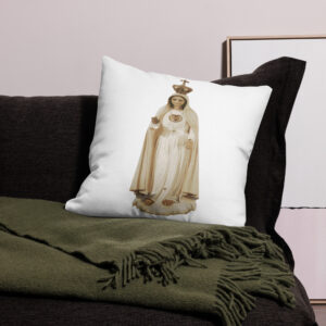 our lady of fatima premium pillow case