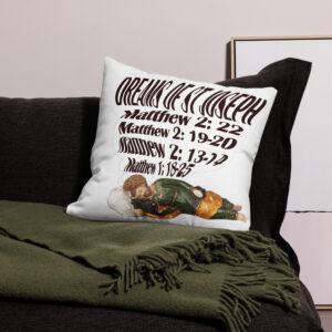 dreams of st joseph premium pillow case