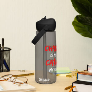 christian is my name, catholic my surname flip straw water bottle