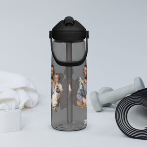 st joseph with the child jesus flip straw water bottle
