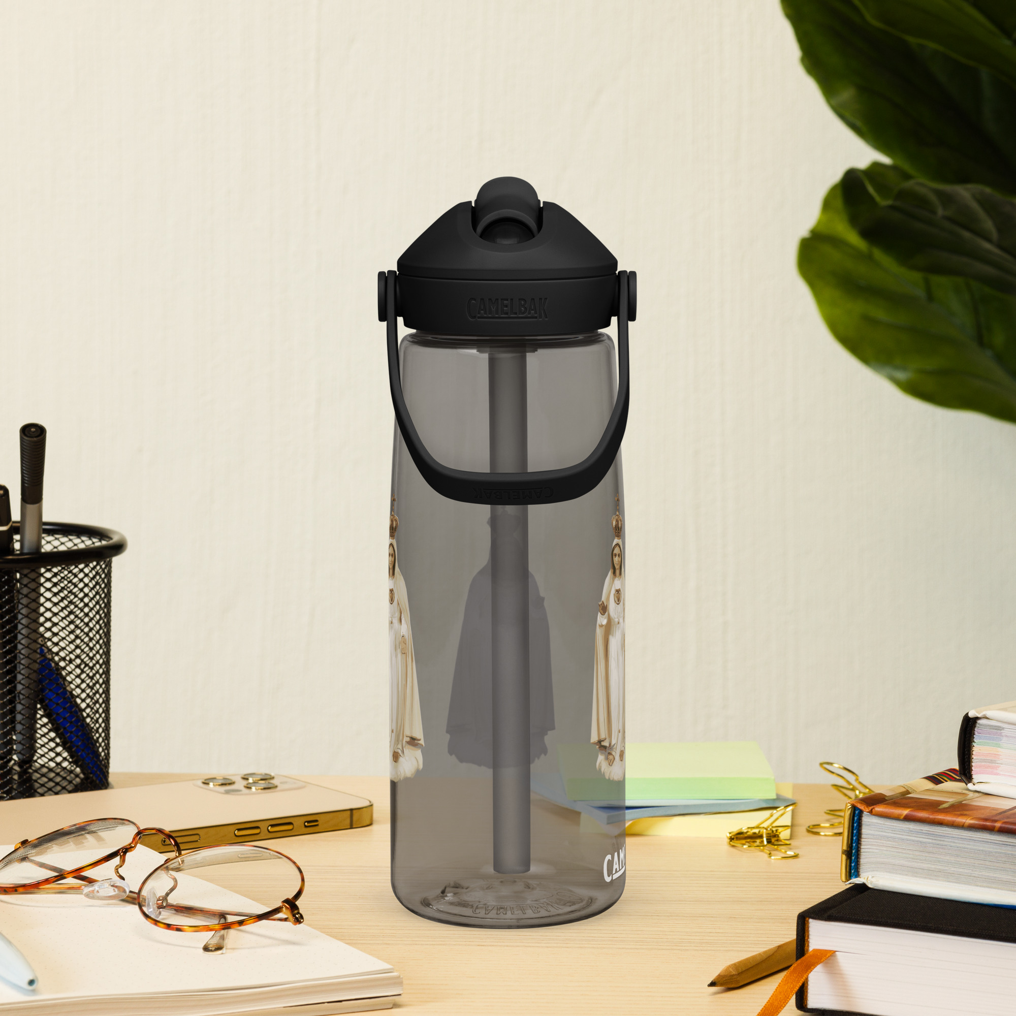 our lady of fatima flip straw water bottle our lady of fatima flip straw water bottle