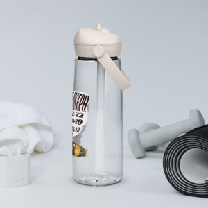 dreams of st joseph flip straw water bottle