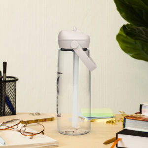 "who is like god" st michael archangel flip straw water bottle