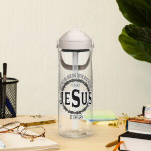 i am the way, the truth and the life flip straw water bottle