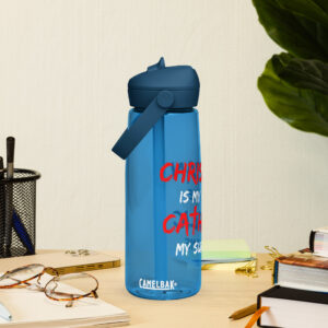 christian is my name, catholic my surname flip straw water bottle