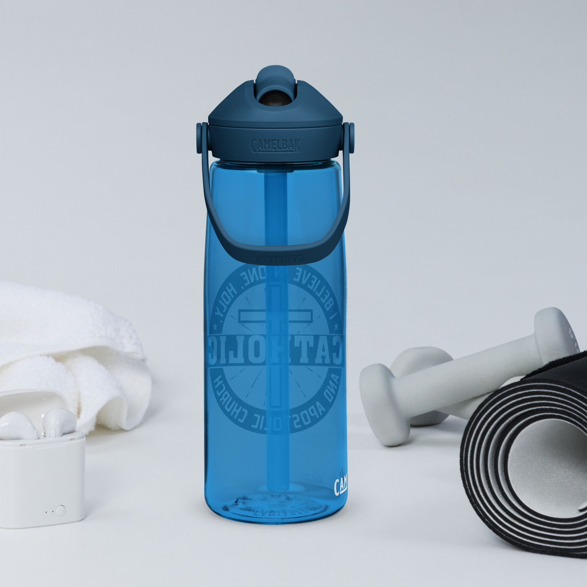 one, holy, catholic, apostolic church flip straw water bottle one, holy, catholic, apostolic church flip straw water bottle