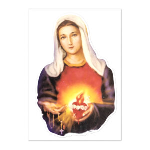 immaculate heart of mary sticker sheet