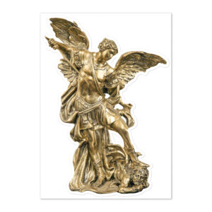 st michael archangel sticker sheet