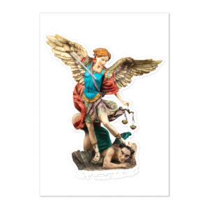 st michael archangel color sticker sheet