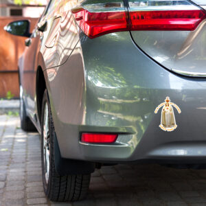 our lady of fatima pray for us bubble free stickers