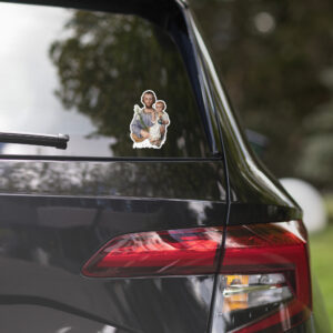 st joseph with the child jesus bubble free stickers