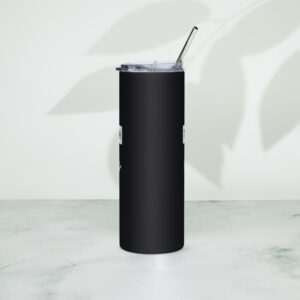 victory of truth is charity stainless steel tumbler