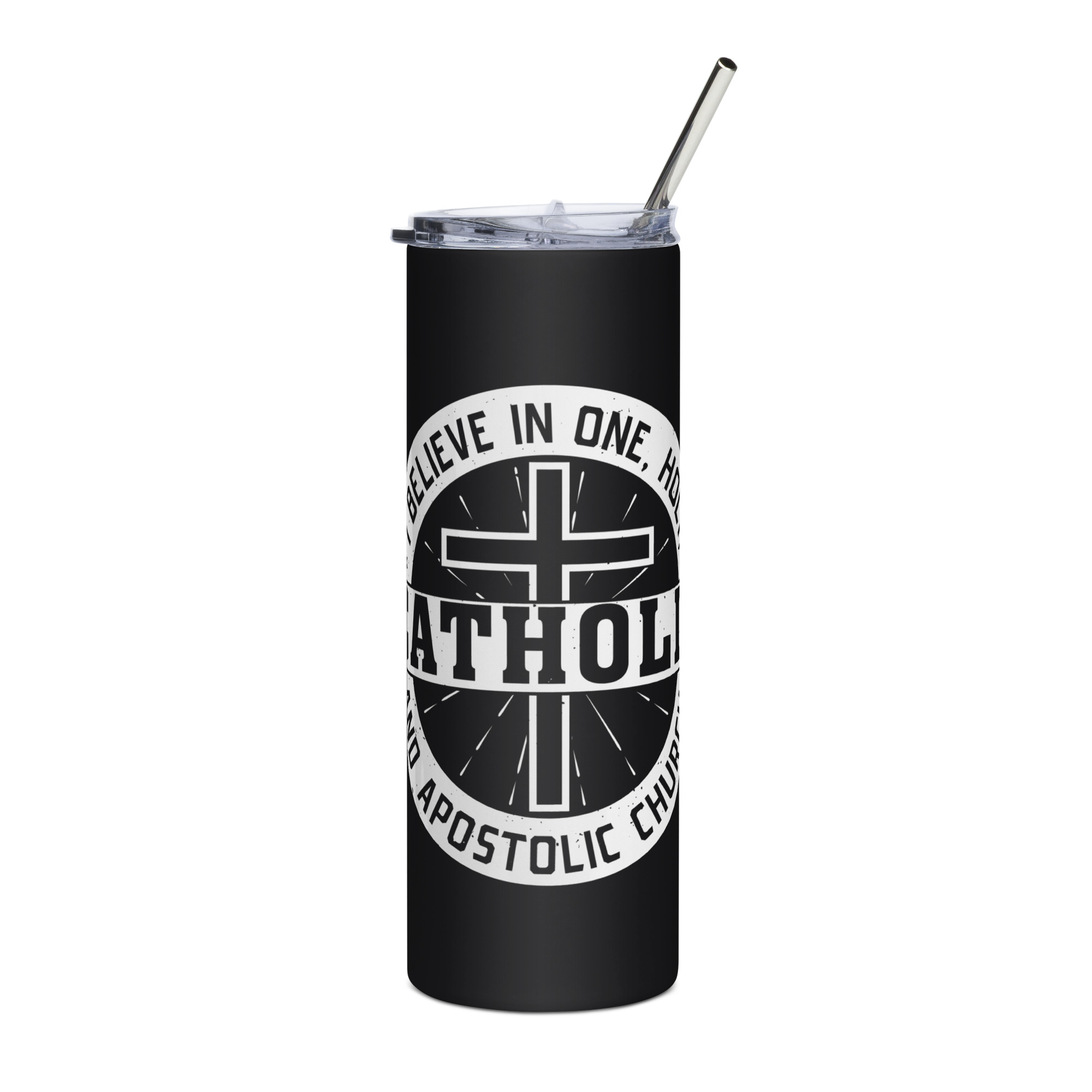 one, holy, catholic, apostolic church stainless steel tumbler one, holy, catholic, apostolic church stainless steel tumbler
