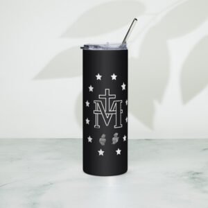 miraculous medal stainless steel tumbler