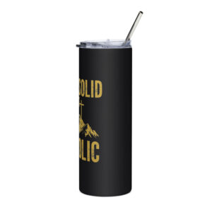 rock solid catholic stainless steel tumbler