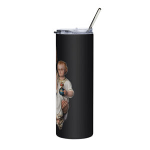 st joseph with the child jesus stainless steel tumbler