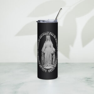 miraculous medal stainless steel tumbler