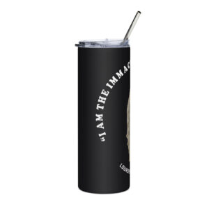 "i am the immaculate conception" stainless steel tumbler