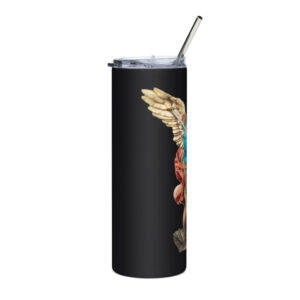 st michael archangel color stainless steel tumbler