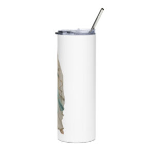 our lady of lourdes stainless steel tumbler
