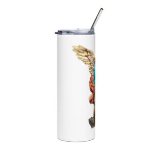 st michael archangel color stainless steel tumbler