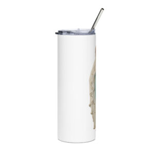 our lady of lourdes stainless steel tumbler