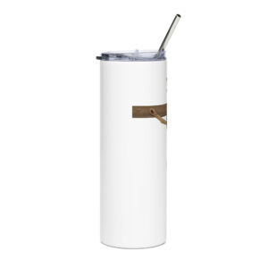 jesus crucified stainless steel tumbler