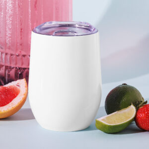 christian is my name, catholic my surname wine tumbler