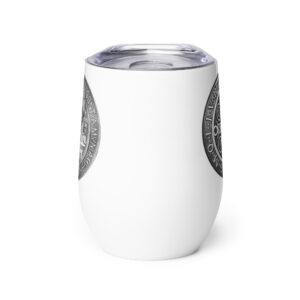 st benedict medal wine tumbler